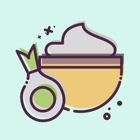 Icon Onion. related to Healthy Food symbol. MBE style. simple design illustration vector