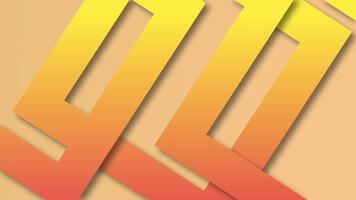 Abstract square papercut animation colorfull background video
