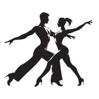 Botafogo Dance Silhouette Illustration vector