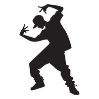 Cabbage Patch Dance Silhouette Illustration vector