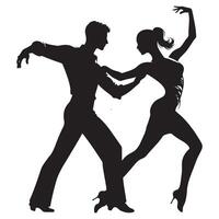 Botafogo Dance Silhouette Illustration vector