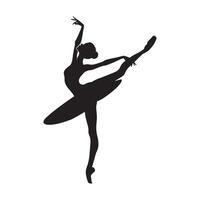 A ballet dancer in the Arab Silhouette vector