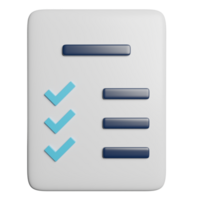 checklist document klembord png