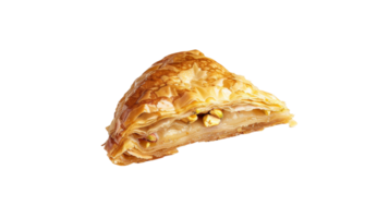 pistache baklava isolado em a transparente fundo, formato png