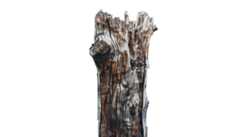 Tree Trunk isolated on the transparent background, Format png