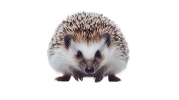 Adorable Hedgehog on Transparent Background png