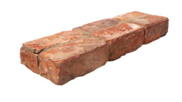 Isolated Bricks isolated on the transparent background, Format png