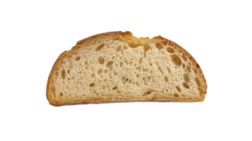 Brot Scheibe isoliert auf das transparent Hintergrund, Format png