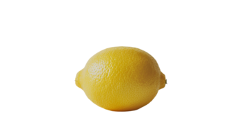 Solo Lemon on Transparent Background png