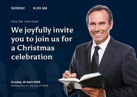 Invitation Christmas Celebration template