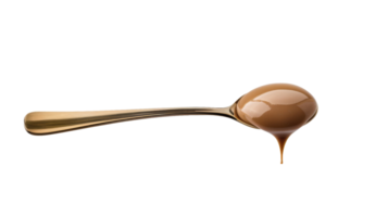 Peanut Butter Spoon isolated on the transparent background, Format png