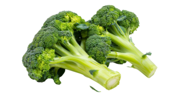 broccoli geïsoleerd geïsoleerd Aan de transparant achtergrond, formaat png