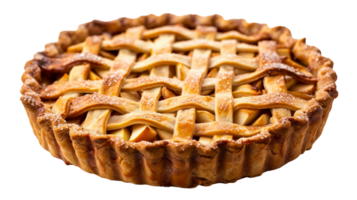 Pomme tarte la perfection sur transparent Contexte png