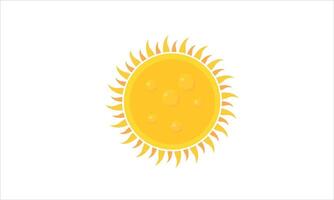 Abstract sun icon illustration vector