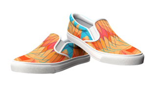 geometrisch schick Turnschuhe auf transparent Hintergrund png