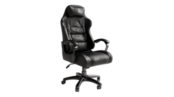 Gaming Chair in Focus on Transparent Background png