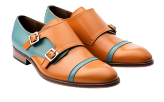 monnik band schoenen voor een elegant uitspraak Aan transparant achtergrond png