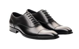 noir des chaussures sur transparent Contexte png