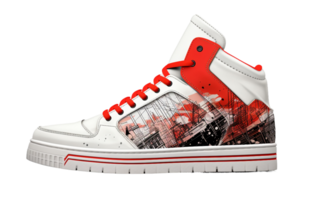 High-Fashion High-Tops for the Urban Explorer On Transparent Background png