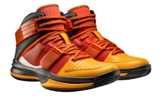 haute performance basketball des chaussures sur transparent Contexte png