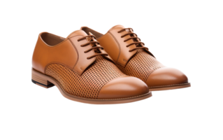 Explore the Details of our Derby Shoes On Transparent Background png