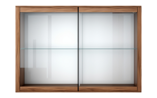 A Stylish Cupboard Showcase On Transparent Background png