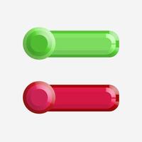 switch button 3D vector