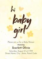 Baby Shower Invitation Template