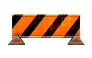 Designing Orange and Blue Zone Signs On Transparent Background png