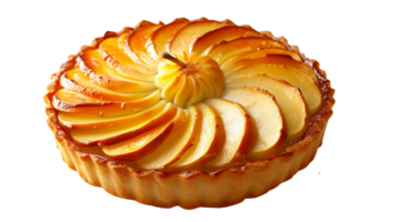 The Allure of an Apple Tart on Transparent Background png