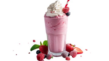 Obst Milchshake auf transparent Hintergrund png