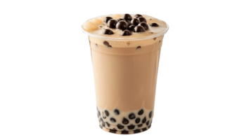 Milk Tea Splash on Transparent Background png