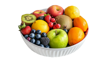 Display of Fresh Fruits on Transparent Background png