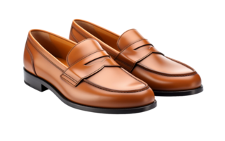 tidlös penny loafers på transparent bakgrund png