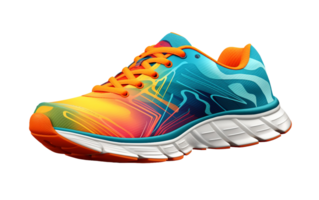 The Latest in Running Shoe Fashion On Transparent Background png