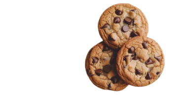 chocolate chip delicias, en transparente fondo, formato png