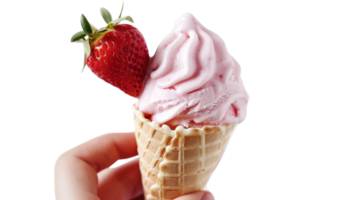 Perfect Strawberry Treat, on transparent background, format png