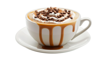 Caramel Mocha Isolation on Transparent Background png