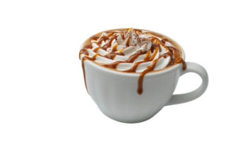 caramel moka sur transparent Contexte png