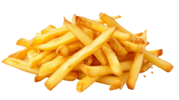 Krispig frites på transparent bakgrund png