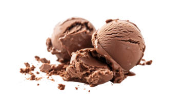 Chocolate Ice Cream on Transparent Background png