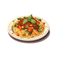 adesivo do espaguete bolonhesa com transparente fundo - italiano cozinha png