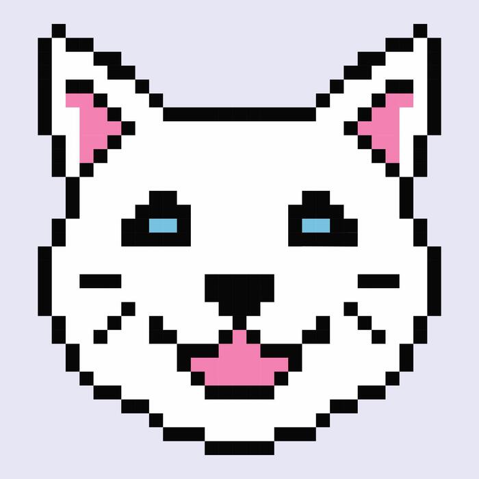 cute-pixel-white-cat-head-