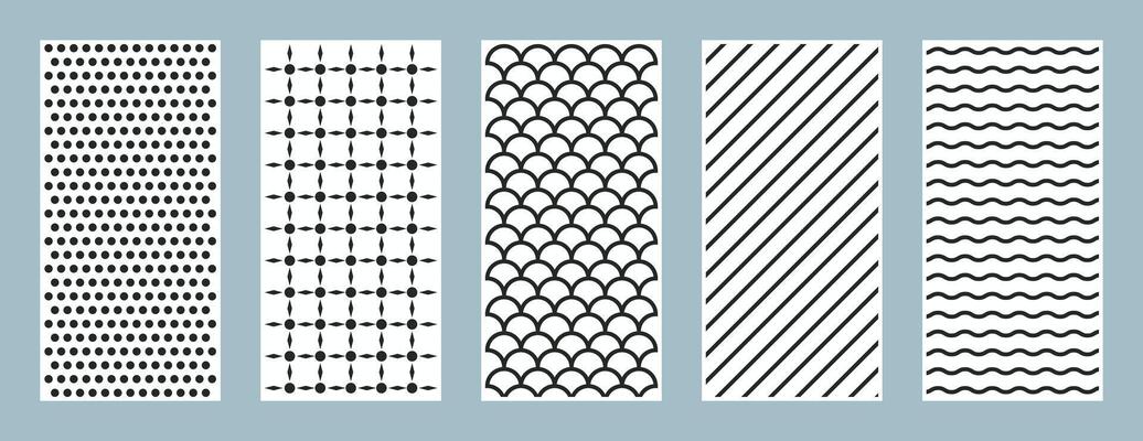 Abstract line art pattern. Laser cut with line design pattern. Design for wood carving, wall panel decor, metal cutting, wall arts, cover background, wallpaper and banner.