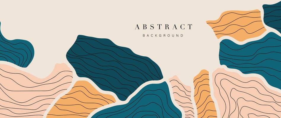 Abstract mountain background . Topographic art with line art texture. Abstract art wallpaper for prints, decoration, interior decor, wall arts and canvas prints.