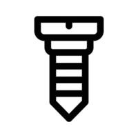 descargar esta hermosamente diseñado icono de un tornillo, diseñado en de moda estilo vector