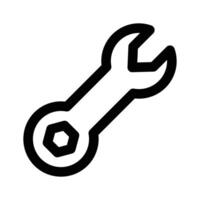 Beautifully designed trendy icon of spanner, construction wrench vector
