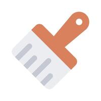 Handcrafted modern of paint brush, customizable icon vector