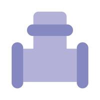 Plumbing pipe icon in modern design style, ready to use icon vector