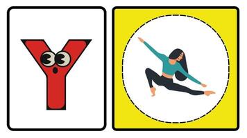 abc dessin animé lettre animer alphabet apprentissage pour des gamins a B c d pour garderie rimes classe. video